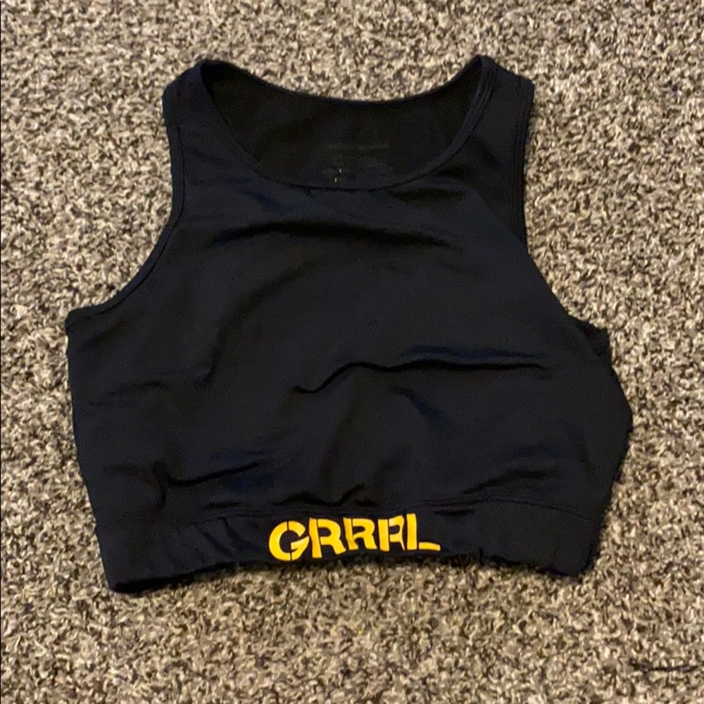 GRRRL Clothing - High-Neck High Impact Bra EUC